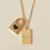 Custom Romantic Lock Necklace